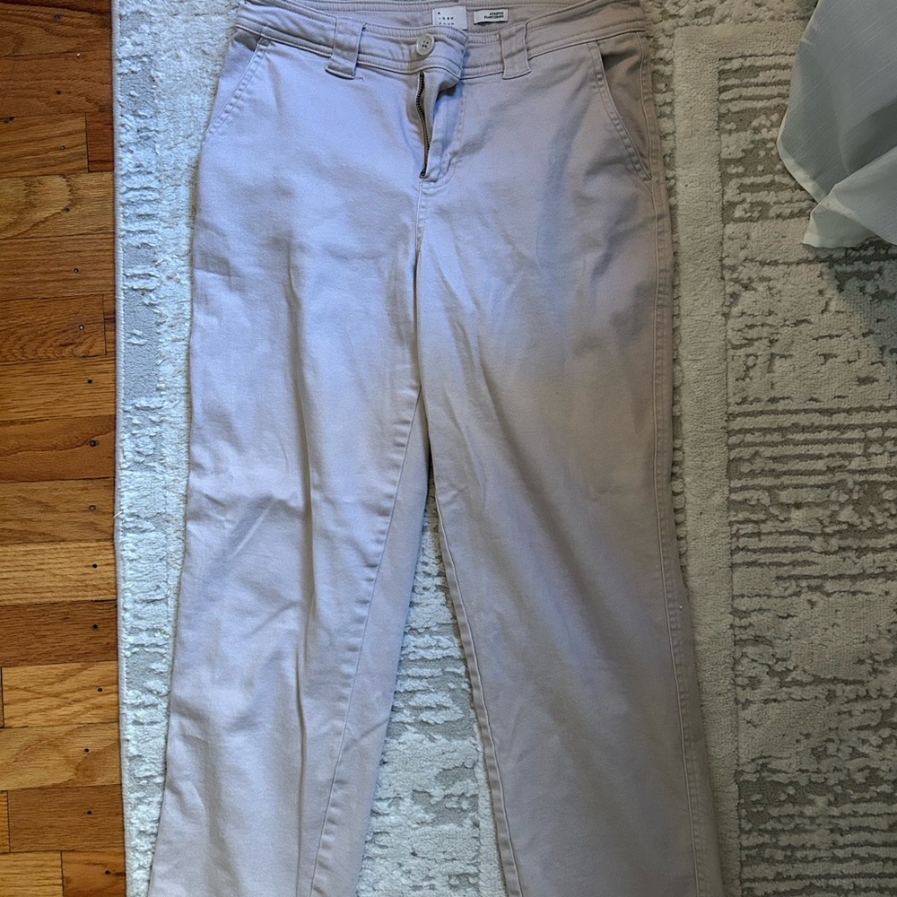 A New Day Beige Stretch Pants